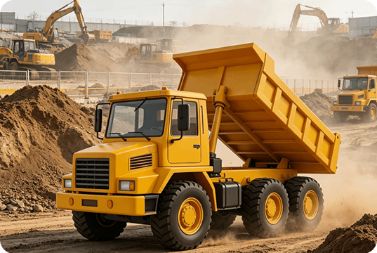 作业用车场景功能界面