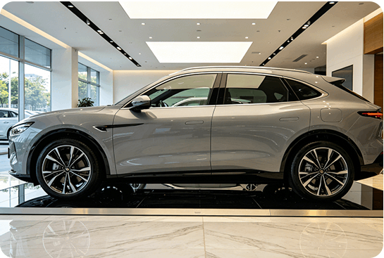 4S店试驾车场景功能界面